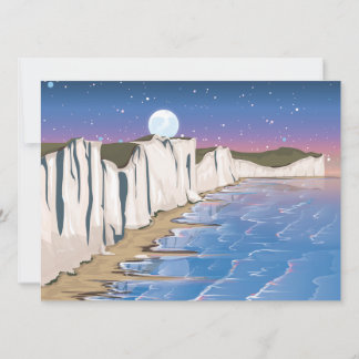 Sunset Cliffs by the Ocean Invitation