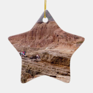 Sunset Cliffs San Diego CA Ceramic Tree Decoration