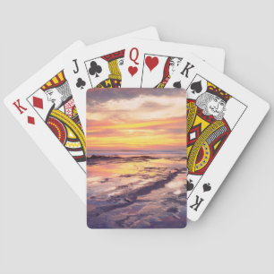 Sunset Cliffs tide pools Playing Cards