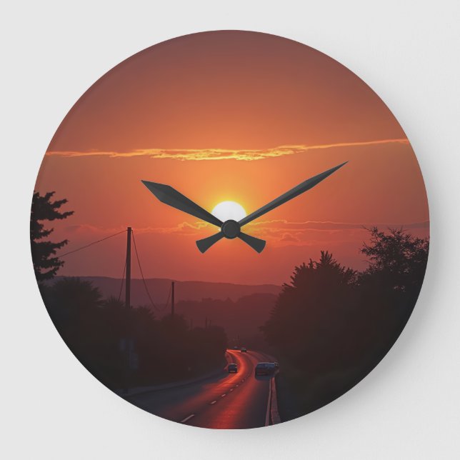 sunset clock (Front)