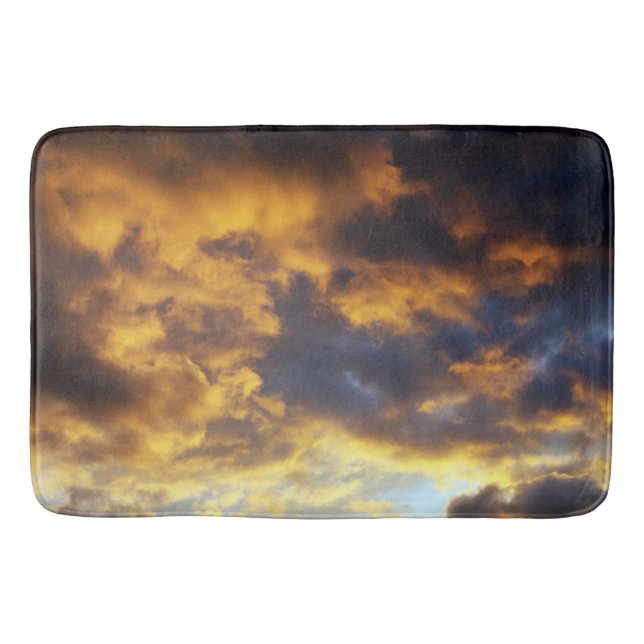 Sunset clouds bath mat (Front)