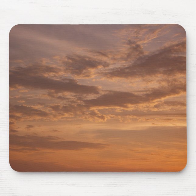 Sunset Clouds II Pastel Abstract Nature Mouse Mat (Front)