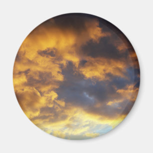 Sunset clouds magnet