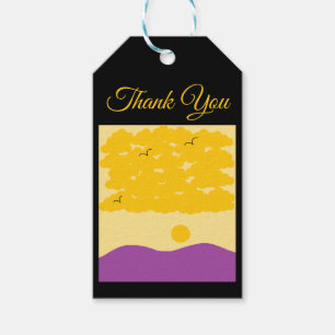 Sunset Clouds o' Purple Hills: Gift Tags