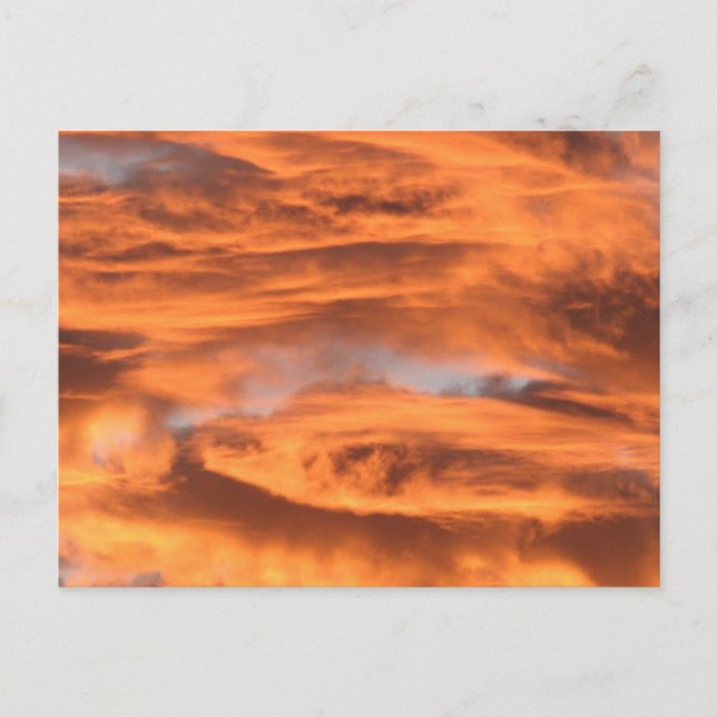 Sunset Clouds postcard (Front)