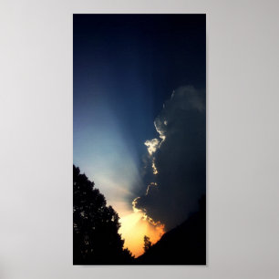 Sunset Clouds Poster