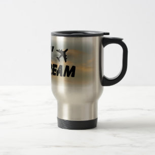 Sunset clouds Travel mug