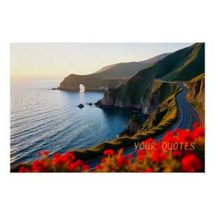 Sunset Coastal Landscape– Dramatic Nature Wall Art