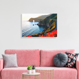 Sunset Coastal Landscape– Dramatic Nature Wall Art