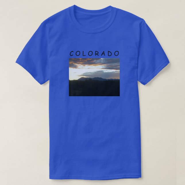 Sunset Colorado T-Shirt (Design Front)