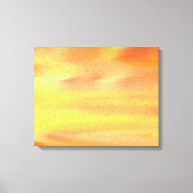 SUNSET COLORFUL PAINTING ART CANVAS PRINT (Front)