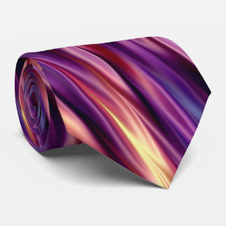 Sunset coloured stripes tie