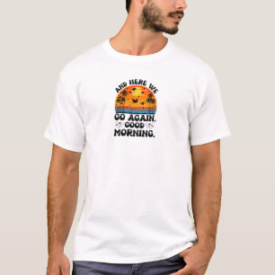 Sunset Colourful Crewneck Short Sleeve T-Shirt