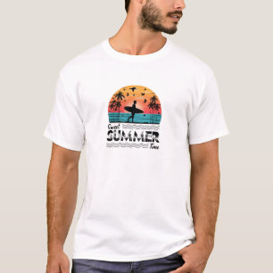 Sunset Colourful Crewneck Short Sleeve T-Shirt