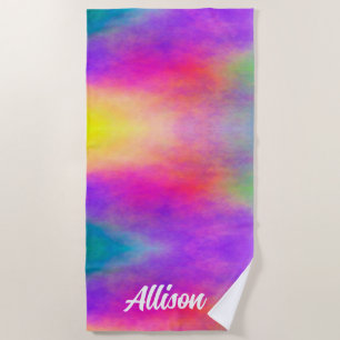 Sunset Colours Gradient Beach Towel