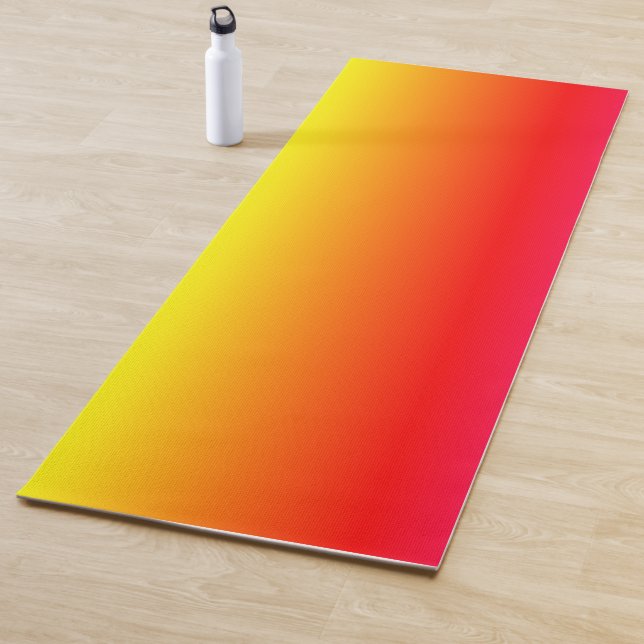 Sunset Colours Yoga Mat Summer (In Situ)