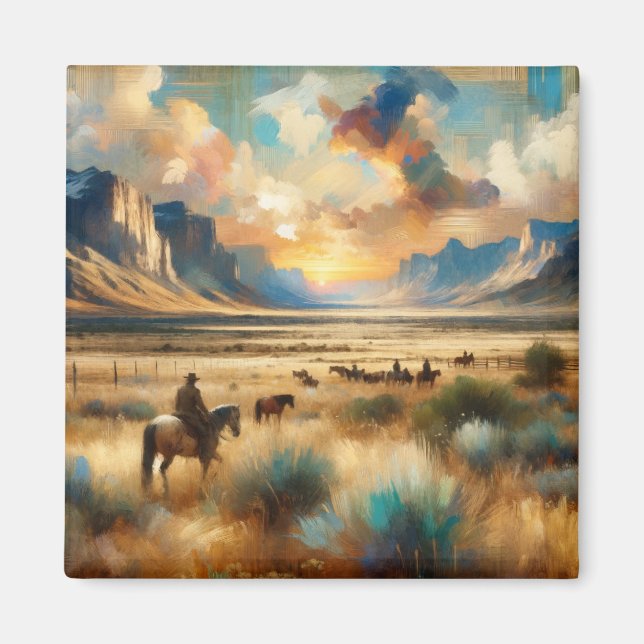 sunset Corral: Prairie Magnet (Front)