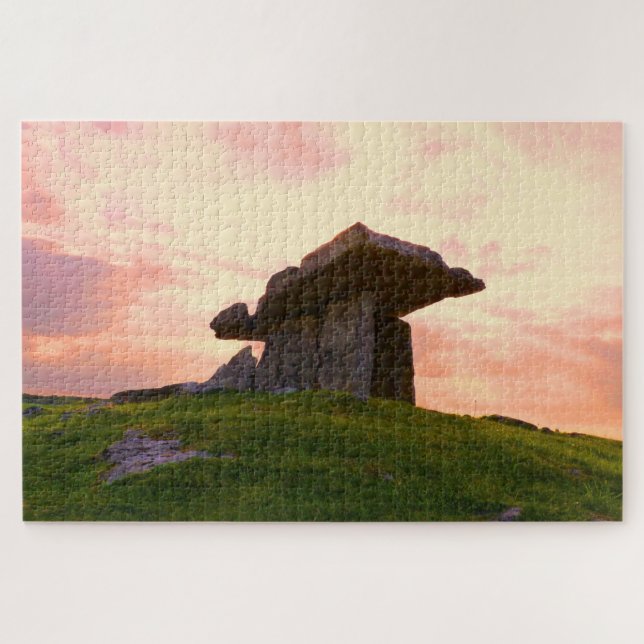 Sunset County Clare Dolmen Jigsaw Puzzle (Horizontal)