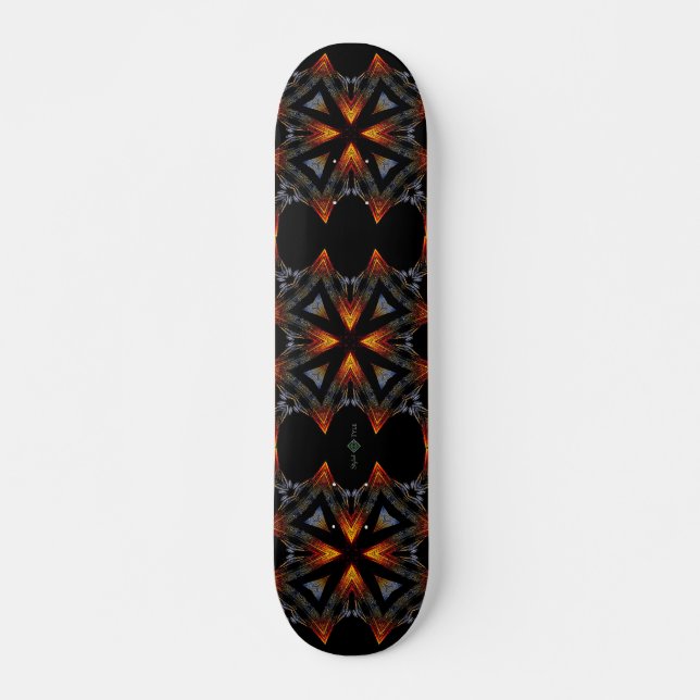 Sunset Cross Wallpaper Skateboard (Front)