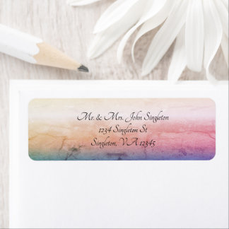 Sunset Customisable Return Address Labels