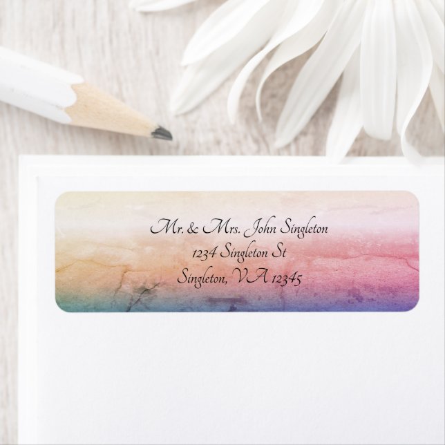 Sunset Customisable Return Address Labels (Insitu)