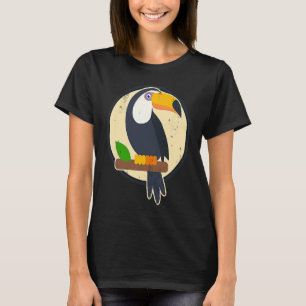 Sunset Cute Bird Animals Exotic Plants Nature Bird T-Shirt