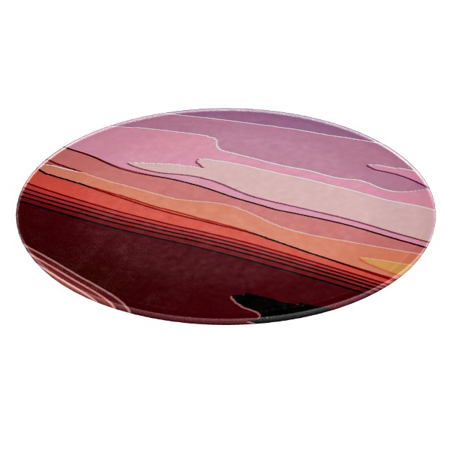 SUNSET CUTTING BOARD (Corner)