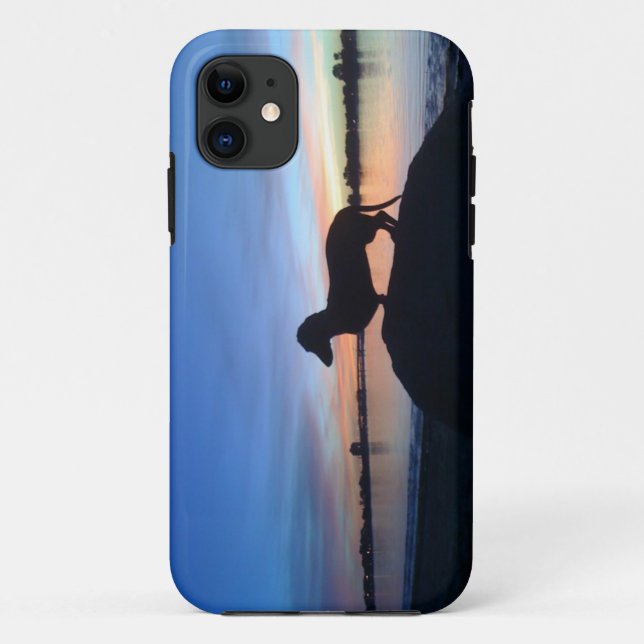 Sunset dachshund Case-Mate iPhone case (Back)