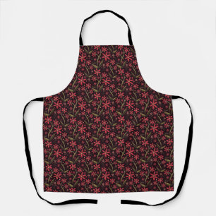 Sunset   Dancing Watercolor Daisies Apron