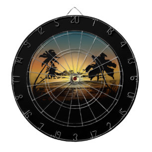 Sunset Dartboard