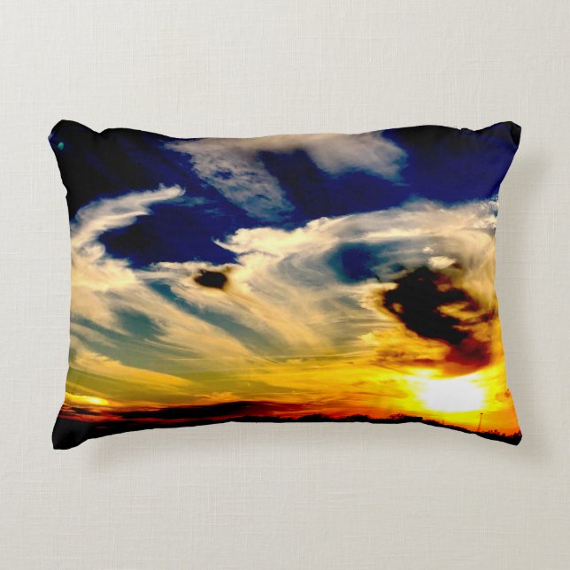 Sunset Decorative Cushion (Front)