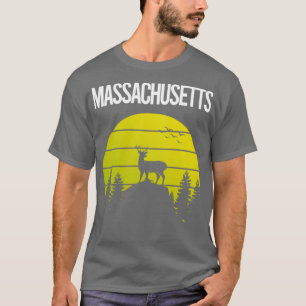 Sunset Deer Massachusetts  T-Shirt