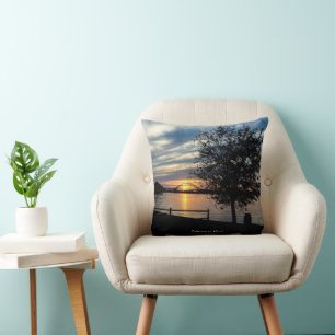Sunset, Delaware River, Cushion