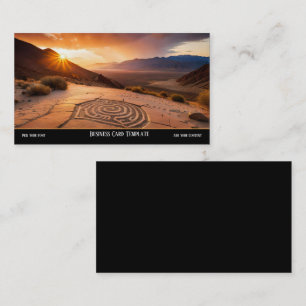 Sunset Desert Business Card