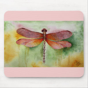 Sunset Dragonfly Mouse Mat