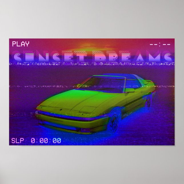 Sunset Dreams VHS Poster (Front)