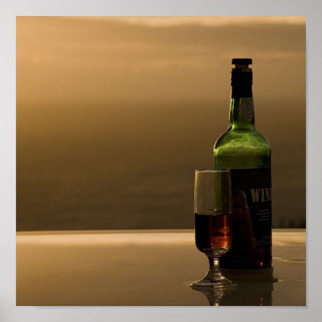 Sunset drink poster (Front)