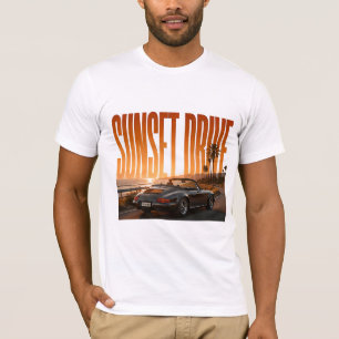 Sunset Drive Luxury Road Trip Graphic T-Shirt