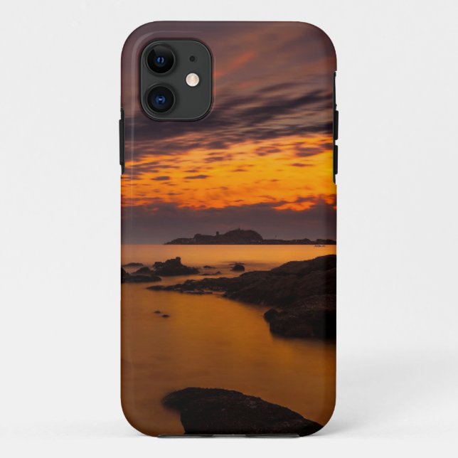 Sunset-dusk-dawn-eve-waters Case-Mate iPhone Case (Back)