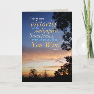 Sunset Dusk Sky Clouds Quote Card