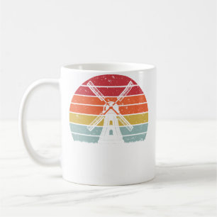 Sunset Dutch Windmill Coffee Mug