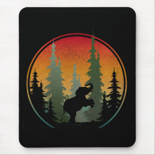 Sunset Elephant Nature Scenery Mouse Mat