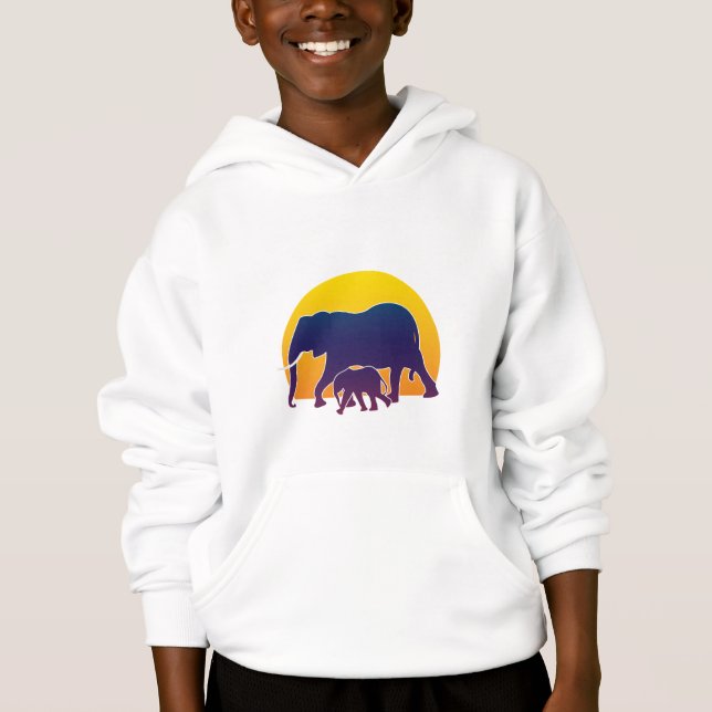 Sunset Elephants (Front)