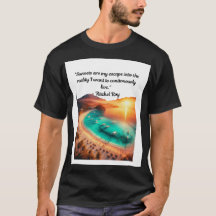 Sunset Escape Quote T-Shirt