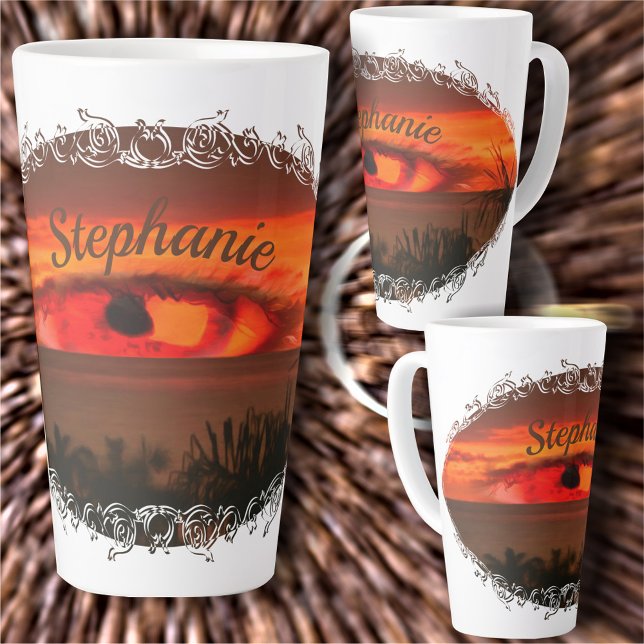 Sunset Eye 2106 Latte Mug (Creator Uploaded)