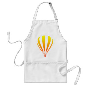 sunset fade hot air balloon standard apron