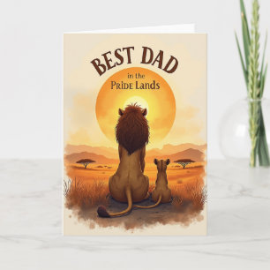 Sunset Fathers Day Vista Card