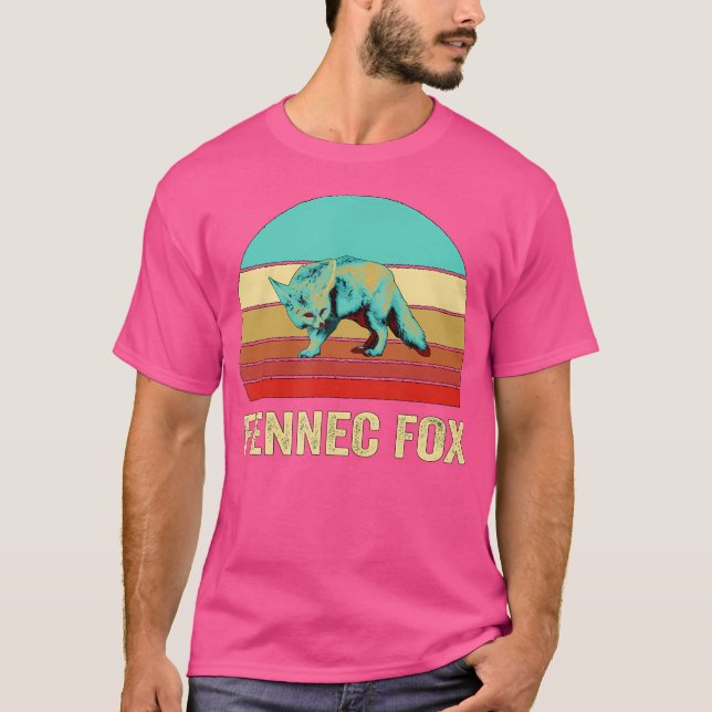 Sunset Fennec Fox T-Shirt (Front)