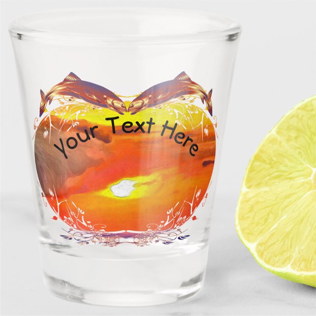 Sunset Fishing 2443 Shot Glass (Creator Uploaded)