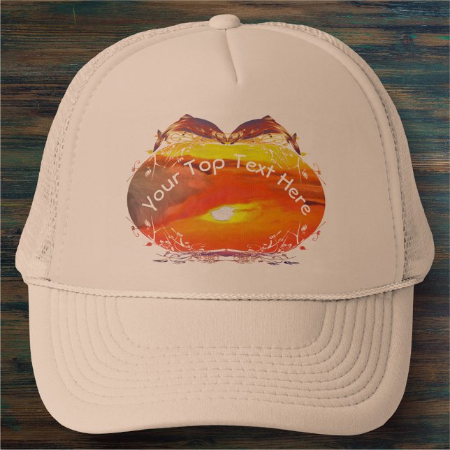 Sunset Fishing 2443 Trucker Hat (Creator Uploaded)
